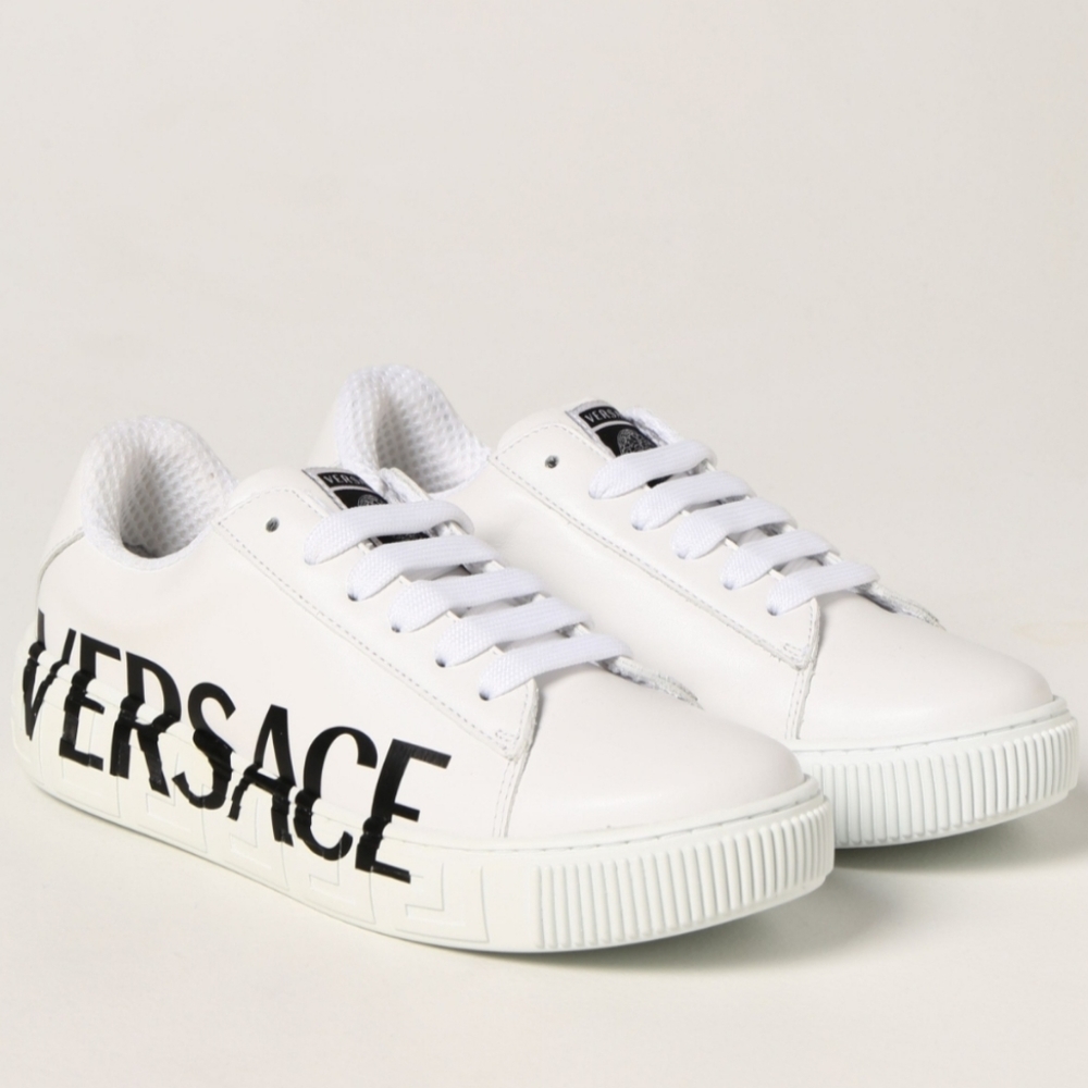 Versace leather sneakers